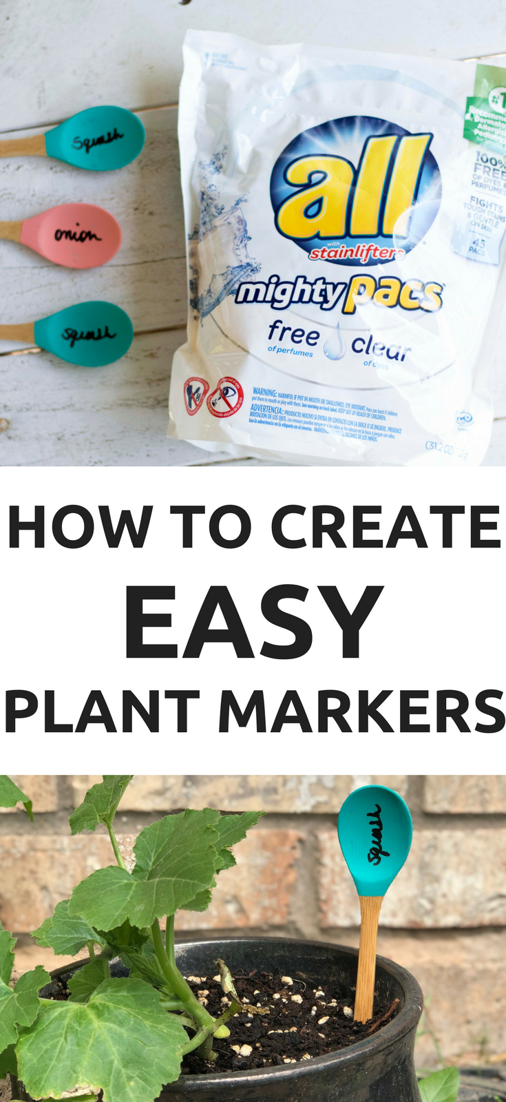 How to Create Easy Plant Markers 